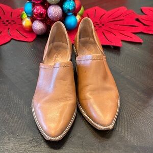 Madewell Tan Leather Loafers